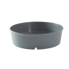 Wielorazowy pojemnik na żywność z PP, okrągły, ciemnoszary