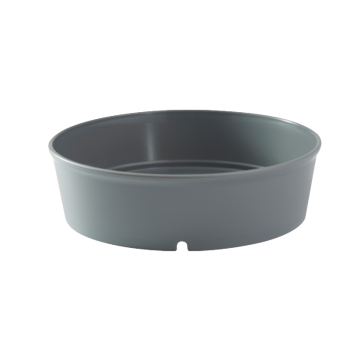 Wielorazowy pojemnik na żywność z PP, okrągły, ciemnoszary