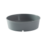 Wielorazowy pojemnik na żywność z PP, okrągły, ciemnoszary