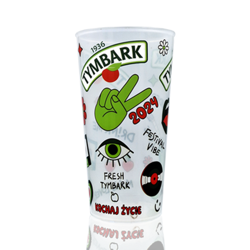 Kubek wielorazowy 0,4l PP IML