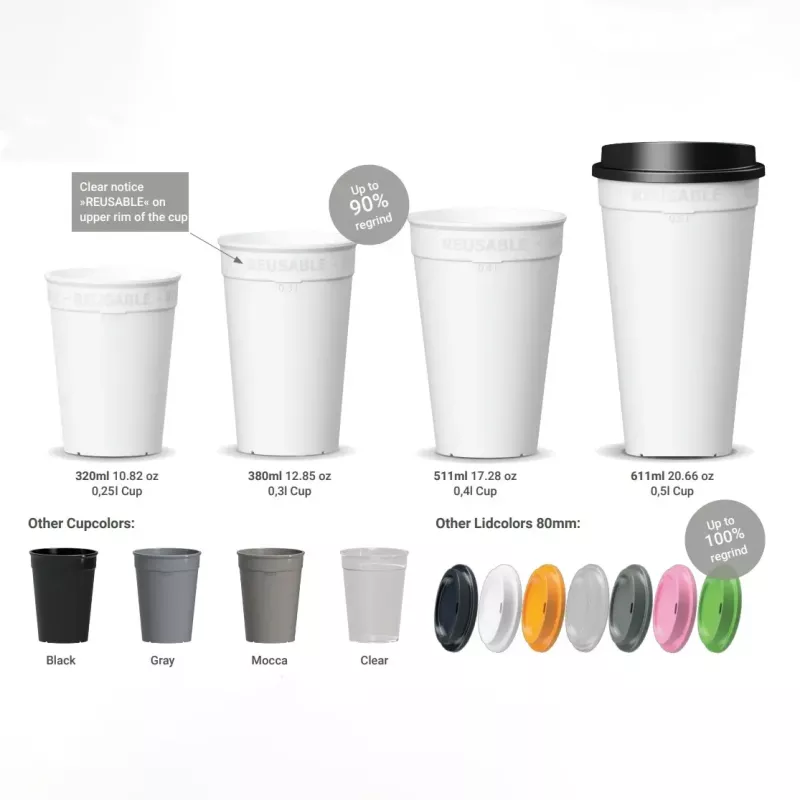 Kubek do kawy to go 0,3l, Mocca