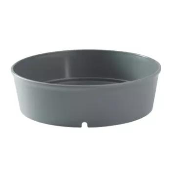 Wielorazowy pojemnik na żywność z PP, okrągły, ciemnoszary