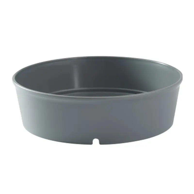 Wielorazowy pojemnik na żywność z PP, okrągły, ciemnoszary